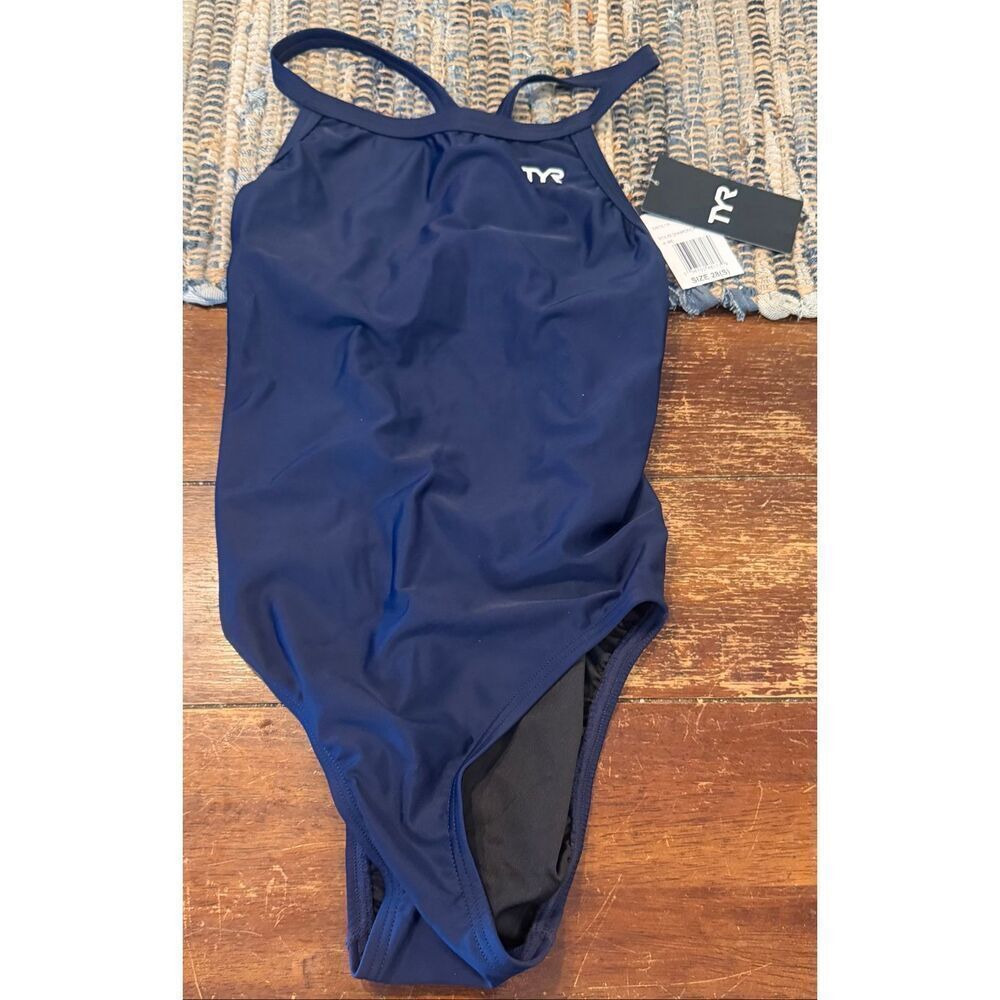 TYR Womens Tyreco Solid Diamondback Swimsuit Brand Size 28 (S) - Picture 3 of 7